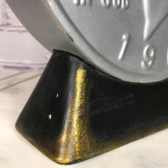 John F. Kennedy Vintage JFK Half Dollar 50 Cents Ceramic Silver Coin Bank - Picture 5 of 6